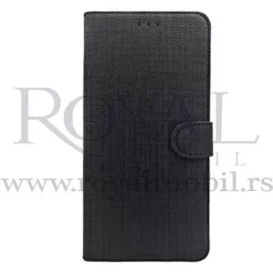 Futrola TEXTILE FLIP za Huawei Y7 Prime 2019 / Y7 2019 crna