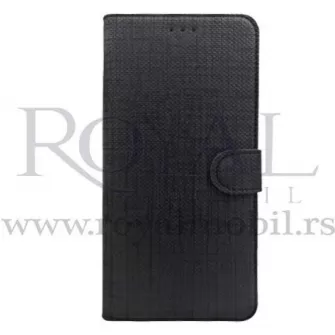 Futrola TEXTILE FLIP za Huawei Y7 Prime 2019 / Y7 2019 crna