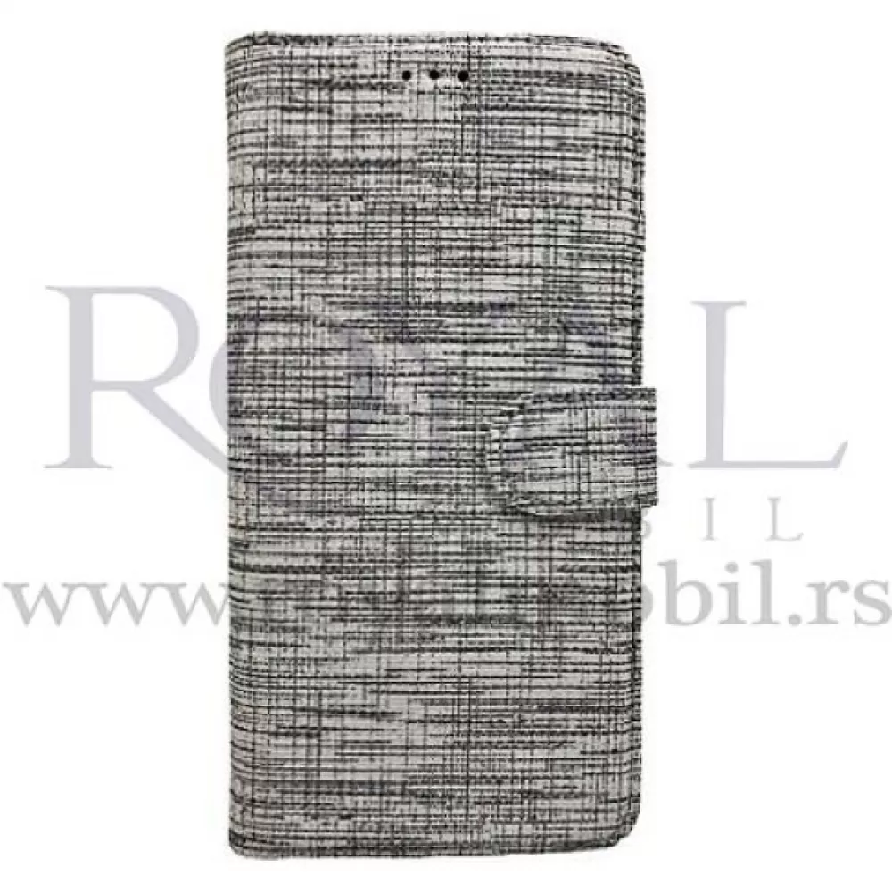 Futrola TEXTILE FLIP za iPhone 11 Pro (5.8) siva --S93