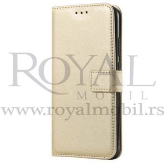 Futrola ROYAL FLIP za Samsung A715 Galaxy A71 zlatna