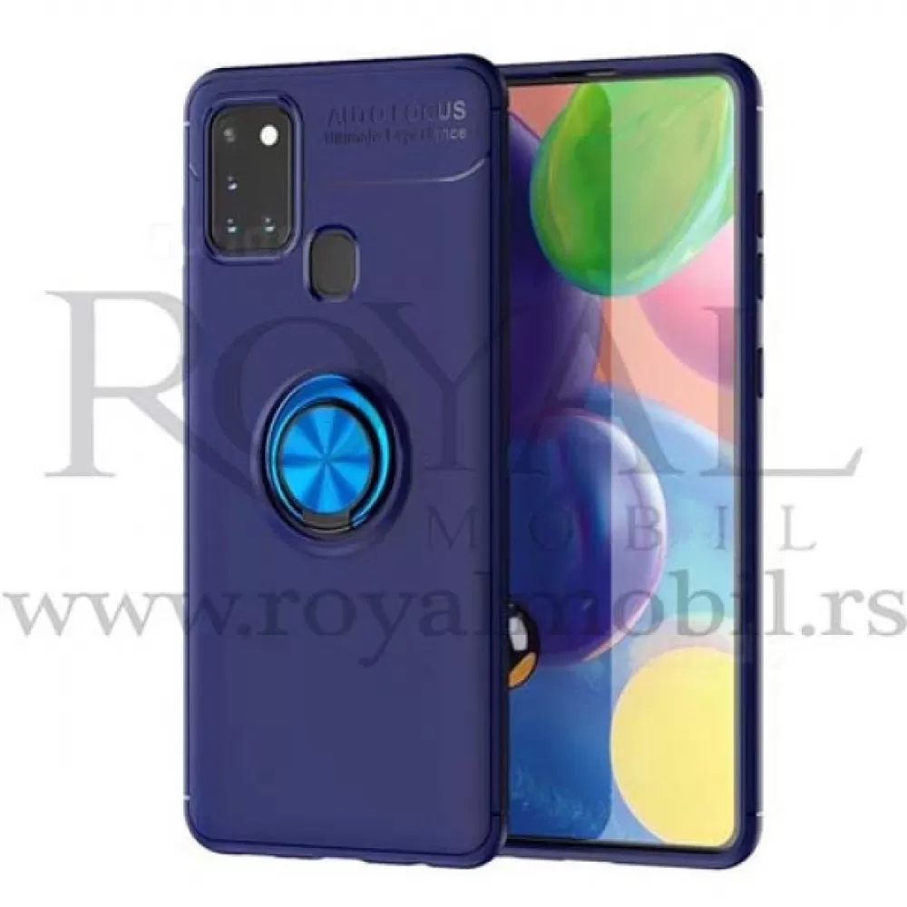 Futrola AUTO FOCUS SA MAGNETOM za Huawei P Smart 2021 teget sa plavim