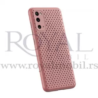 Silikonska futrola SOFT ANTI SLIP za Samsung A326 Galaxy A32 5G roze