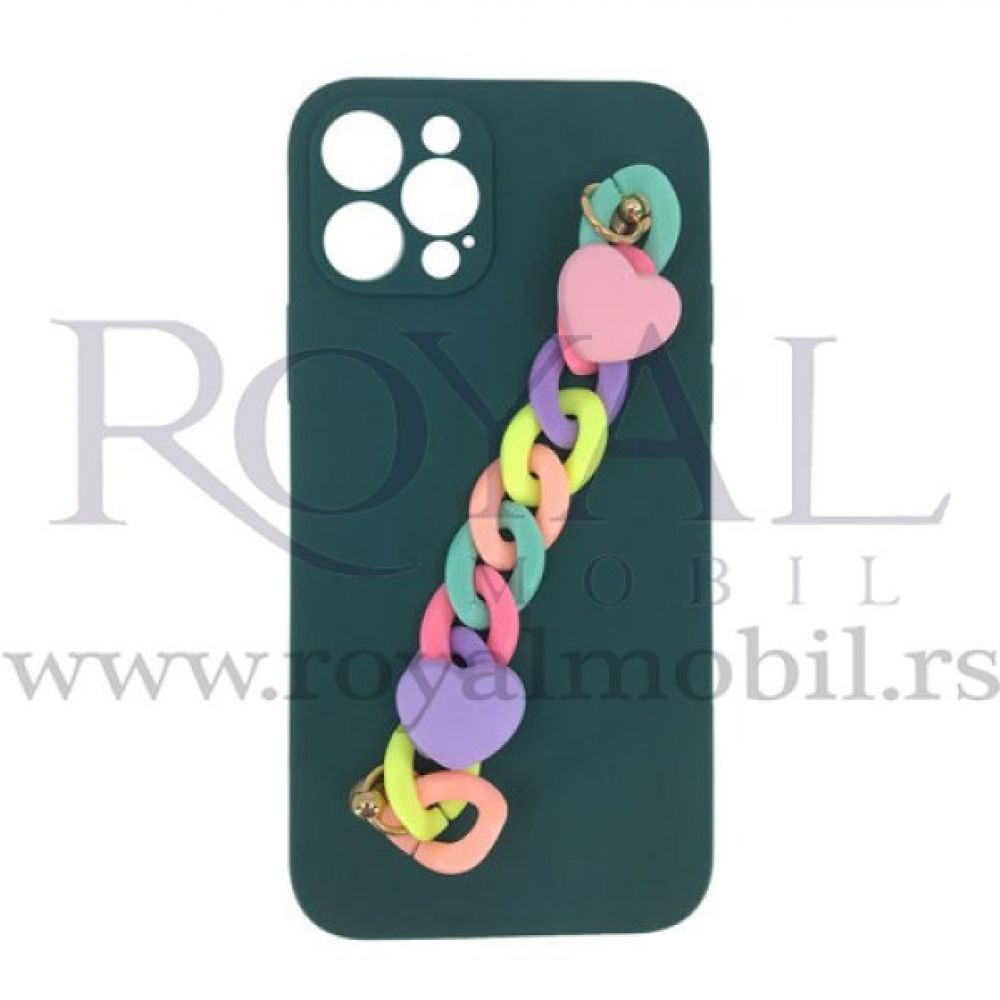 Futrola RAINBOW CHAIN za Samsung A725 Galaxy A72 zelena