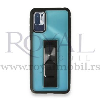 Futrola PVC sa OKVIROM I POSTOLJEM za Xiaomi Redmi Note 10 / Note 10S tirkiz