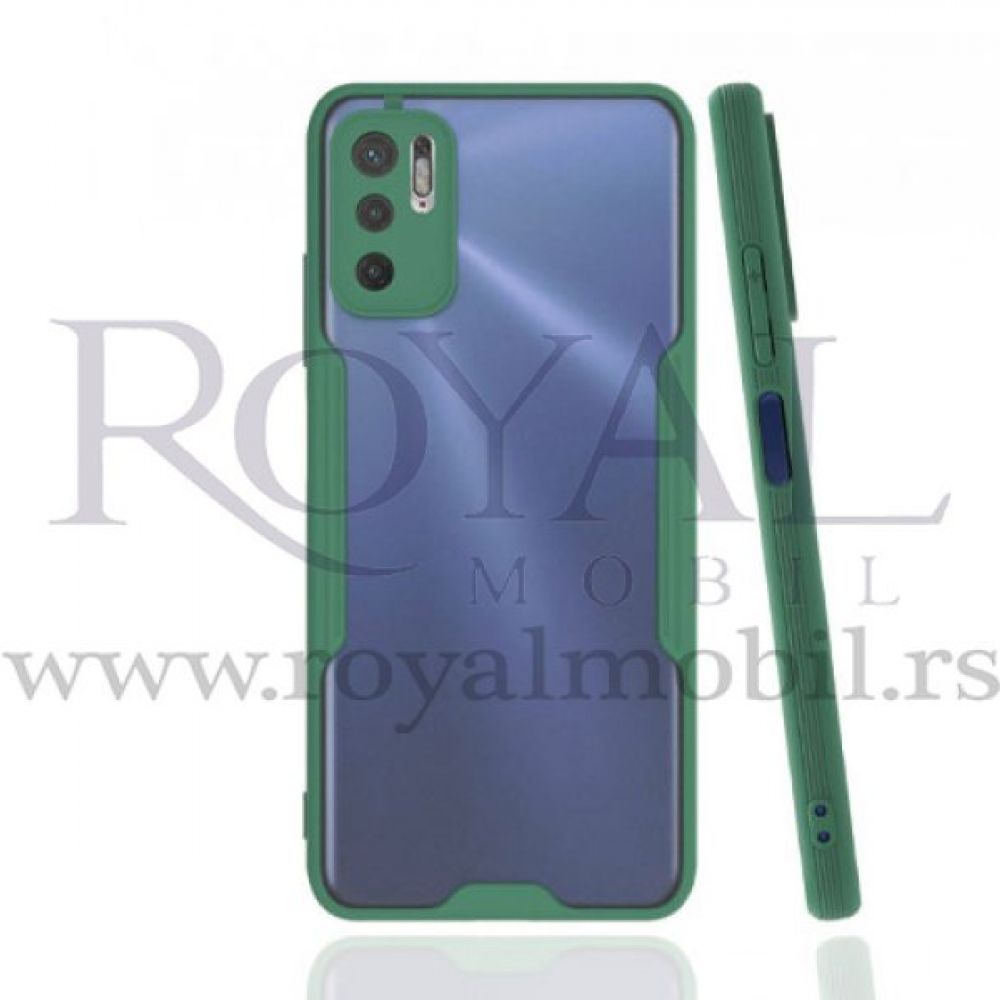 Futrola SA OKVIROM za Realme 8 / Realme 8 Pro zelena