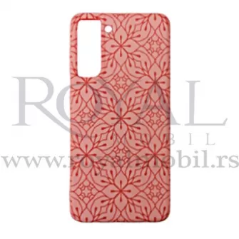 Futrola Soft Print GEOMETRIK No1 za Huawei P Smart 2021 / Y7a svetlo roze