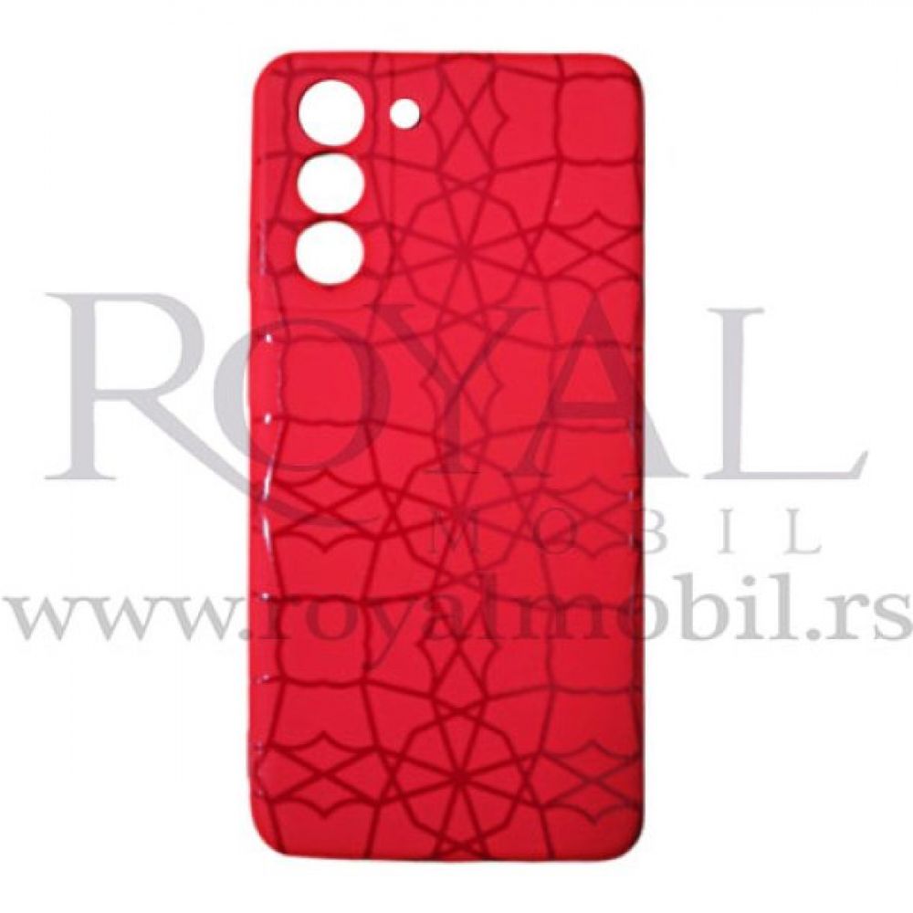 Futrola Soft Print GEOMETRIK No11 za iPhone 13 Pro (6.1) crvena