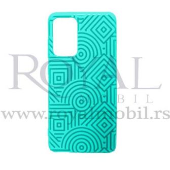 Futrola Soft Print GEOMETRIK No9 za Samsung G996 Galaxy S21 Plus / S30 Plus tirkiz