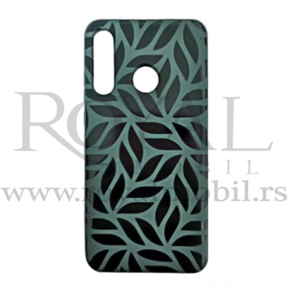 Futrola Soft Print GEOMETRIK No8 za Huawei Y7 Prime 2019/Y7 2019 maslinasto zelena