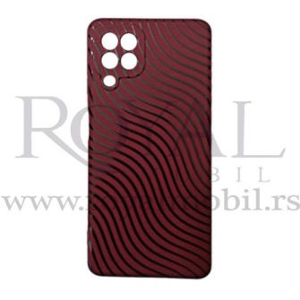 Futrola Soft Print GEOMETRIK No6 za Samsung A725 Galaxy A72 bordo