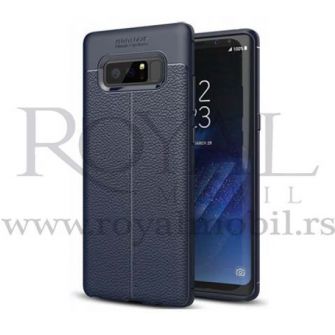 Silikonska futrola IMITACIJA KOZE No4 za Realme C21 teget