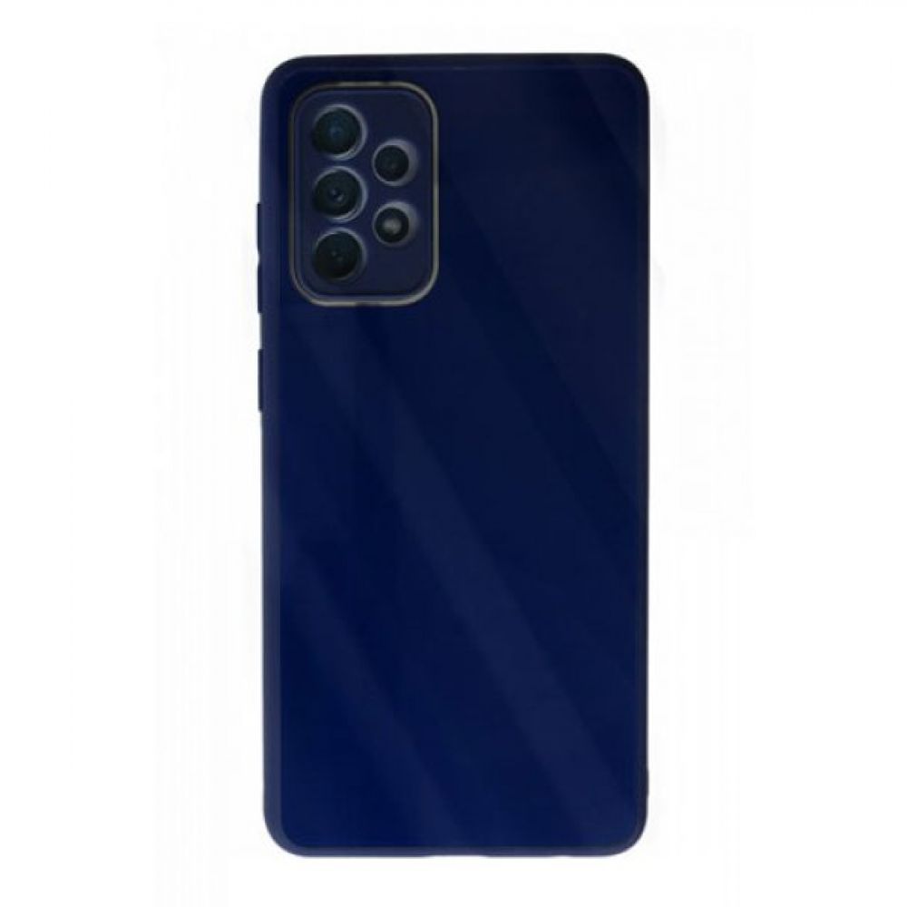 Futrola GLASS CASE za Xiaomi Redmi Note 10 / Note 10s tamno plava