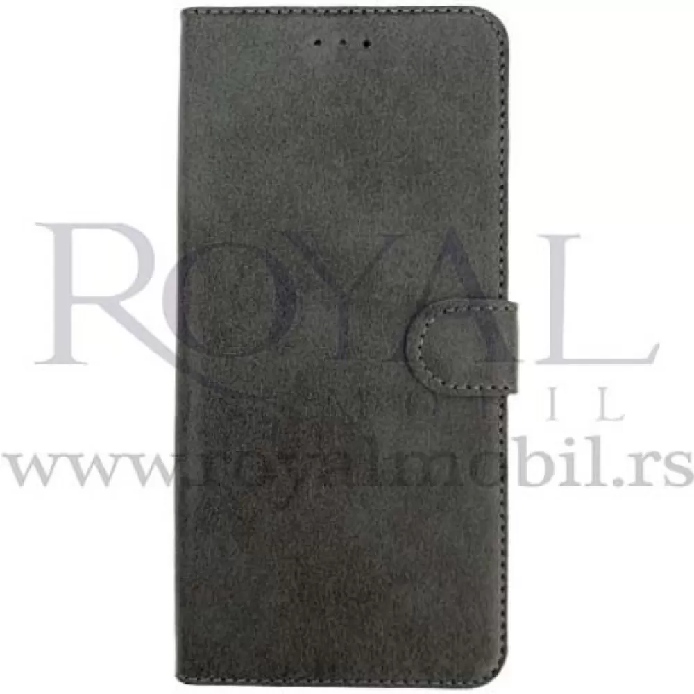 Futrola ROYAL FLIP za Samsung G990 Galaxy S21 FE tamno siva