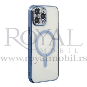 Futrola silikon WIFI MAGSAFE za Samsung S908 Galaxy S22 Ultra plava