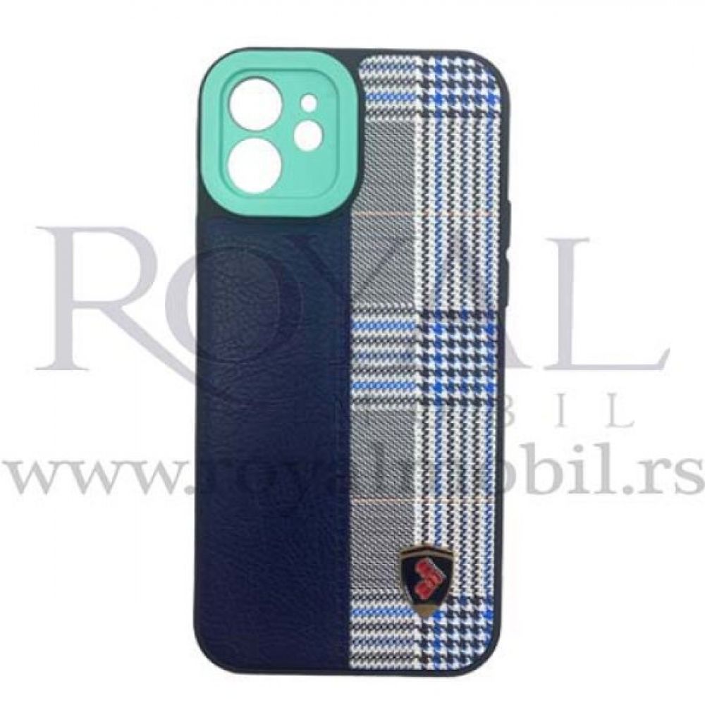 Futrola LEATHER PEPITO za iPhone 12 (6.1) teget