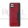 Futrola LEATHER TEXTIL sa dzepicem za iPhone 13 (6.1) crvena