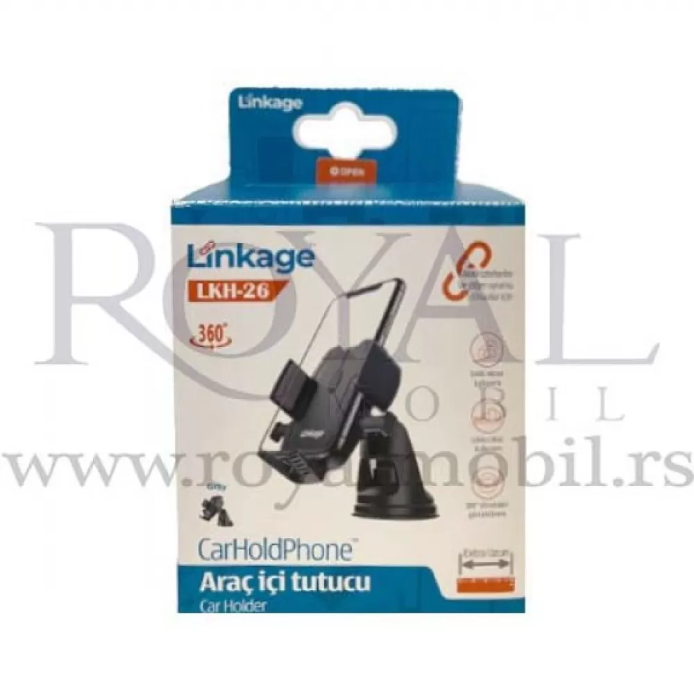 Auto drzac LINKAGE LKH-26 (za kontrolnu tablu) crni