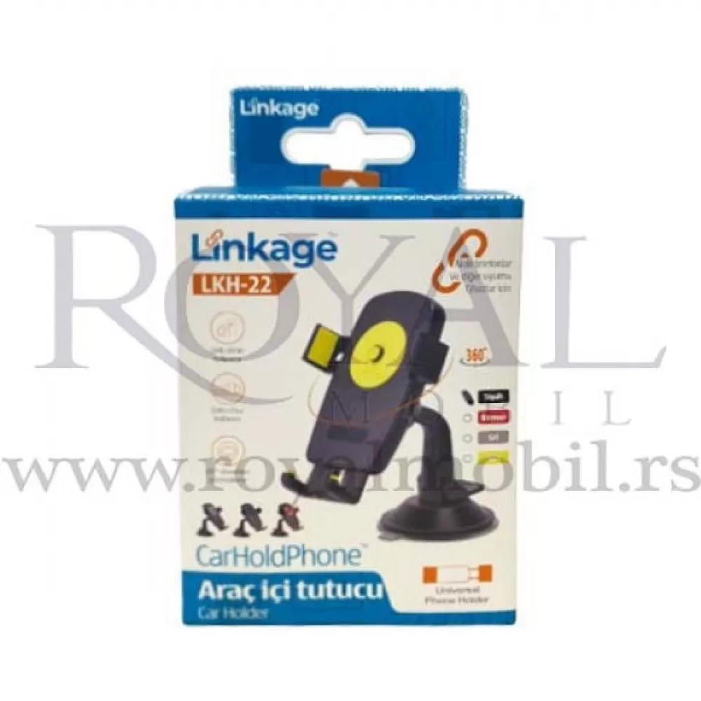 Auto drzac LINKAGE LKH-22 (za kontrolnu tablu) zuti