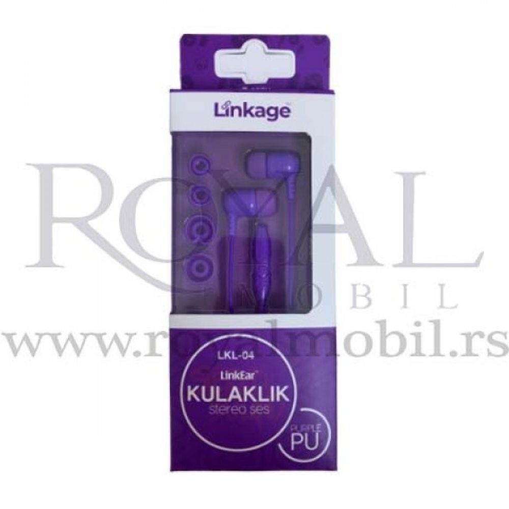 Slusalice LINKAGE "KULAKLIK"  LKL-04 ljubicasta