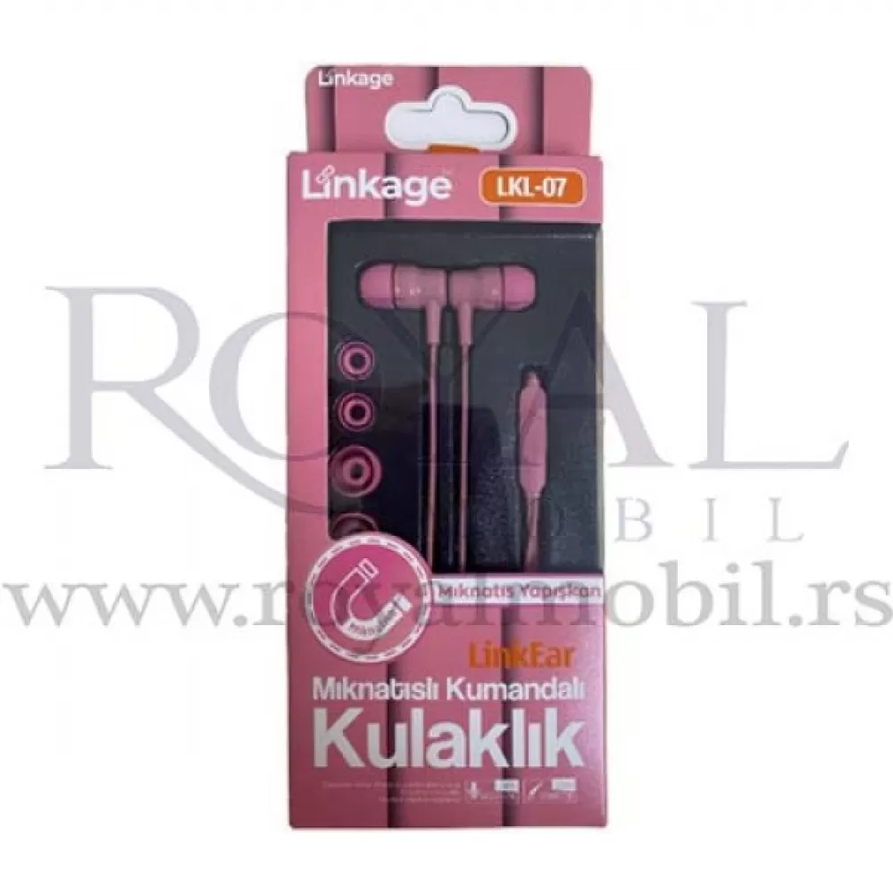 Slusalice LINKAGE "KULAKLIK"  LKL-07 roze