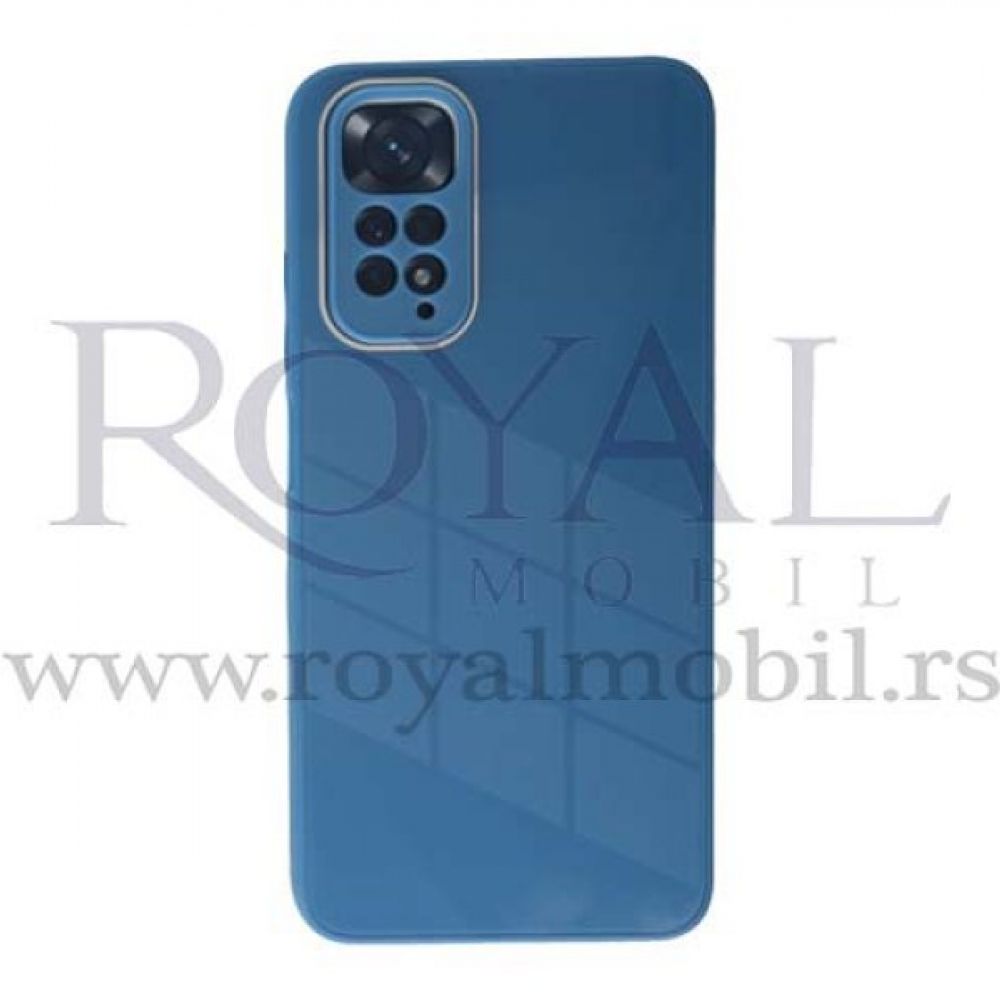 Futrola GLASS CASE za iPhone 12 Pro Max (6.7) svetlo plava