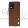 Futrola LOOP LEATHER za Xiaomi Redmi Note 11 4G braon