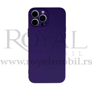 Silikonska futrola SOFT NEW za iPhone 11 (6.1) tamno ljubicasta