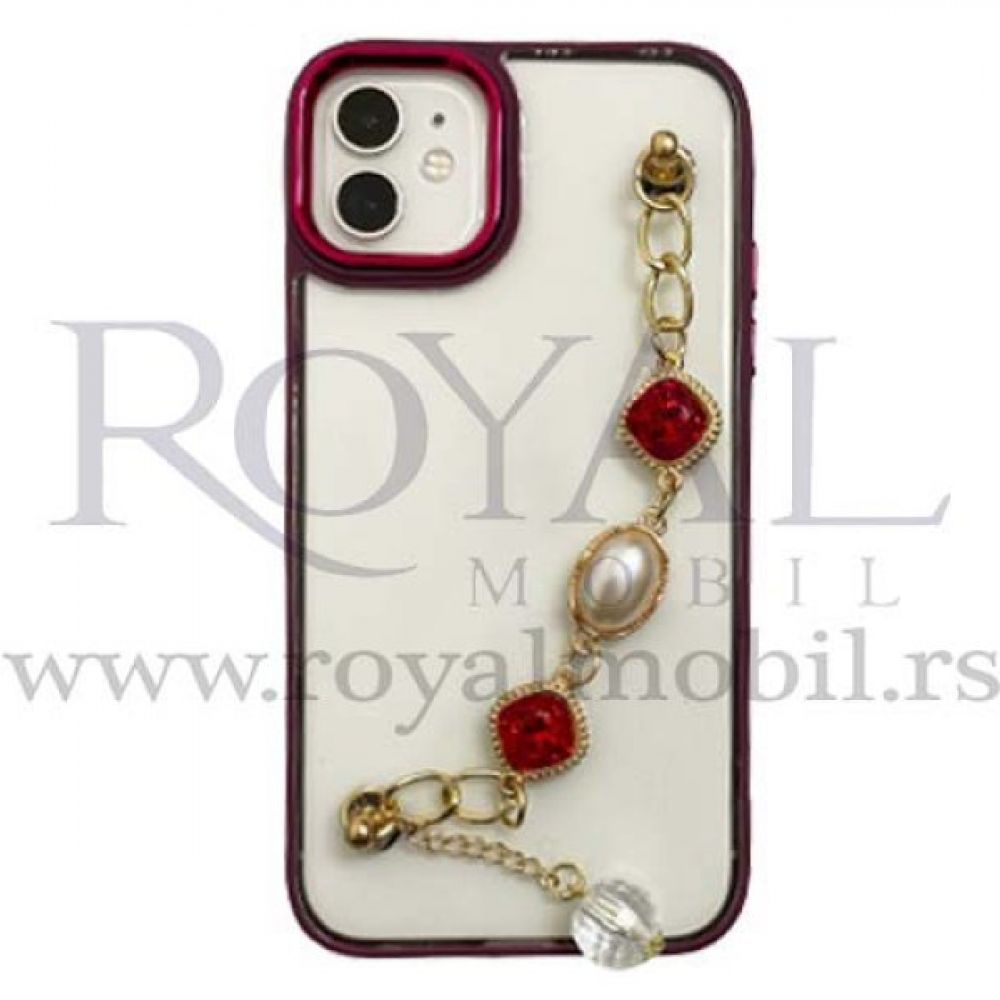 Futrola BAMPER CHAIN za iPhone 13 (6.1) bordo