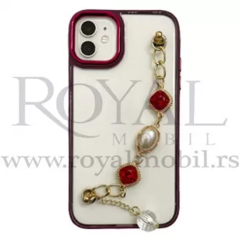 Futrola BAMPER CHAIN za iPhone 14 Pro Max (6.7) bordo