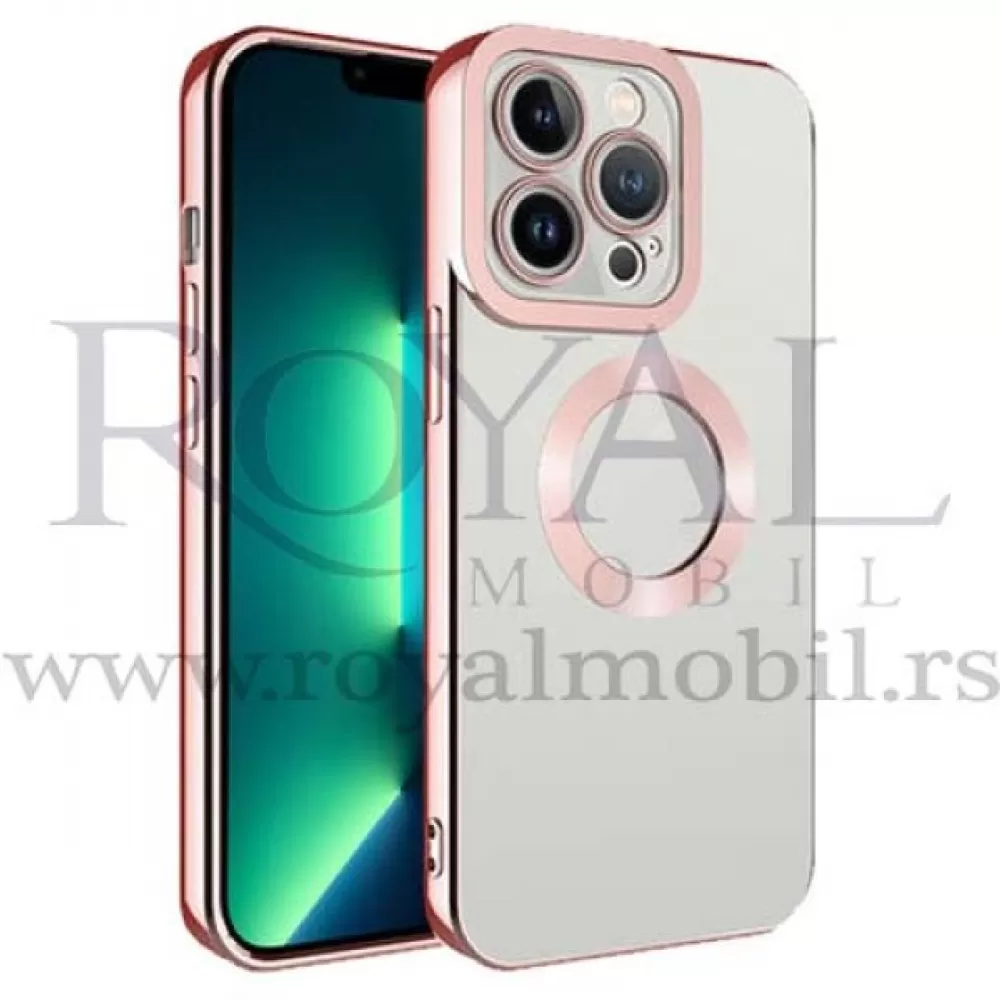 Futrola CIRCLE METALIK za iPhone 11 (6.1) roze