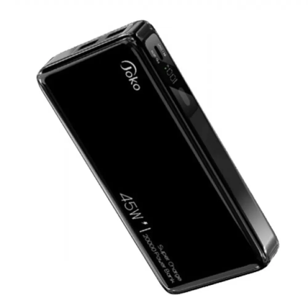 Power bank KONFULON JOCO J09 20000 mAh fast charge crna