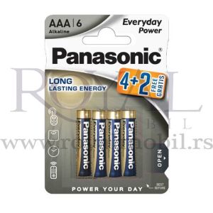 Panasonic Baterije LR03EPS/6BP -AAA (Pak. 6 kom)