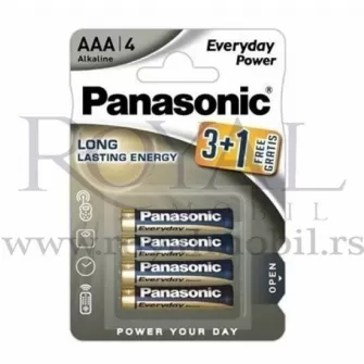 Panasonic Baterije LR03EPS/4BP -AAA (Pak. 4 kom)