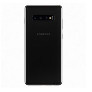 Poklopac baterije + staklo kamere za Samsung G975 Galaxy S10 Plus prizma crni (prism black) FULL ORG EU - SH