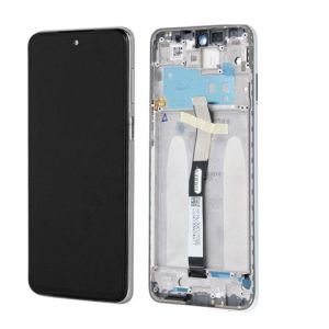 LCD + touchscreen + frame za Xiaomi Redmi Note 9 Pro white (service pack) FULL ORIGINAL EU