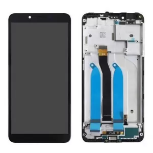 LCD + touchscreen + frame za Xiaomi Redmi 6/6A black (service pack) FULL ORIGINAL EU