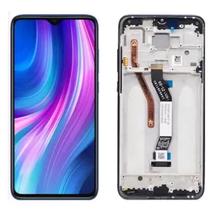 LCD + touchscreen + frame za Xiaomi Redmi Note 8 Pro blue (service pack) FULL ORIGINAL EU