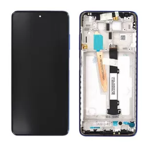 LCD + touchscreen + frame za Xiaomi Poco X3 / X3 Pro / X3 NFCblue (service pack) FULL ORIGINAL EU