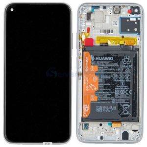 LCD + touchscreen + frame + baterija + zvucnik za Huawei P40 Lite breathing crystal (service pack) FULL ORIGINAL EU