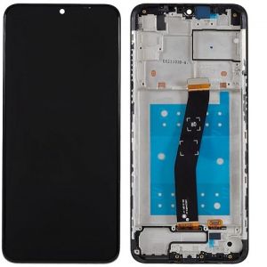 LCD + touchscreen + frame za Alcatel OT-6025 1S 2021 crni (service pack) FULL ORIGINAL EU