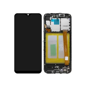 LCD + touchscreen + frame za Samsung A202 Galaxy A20e crni X- Cell original