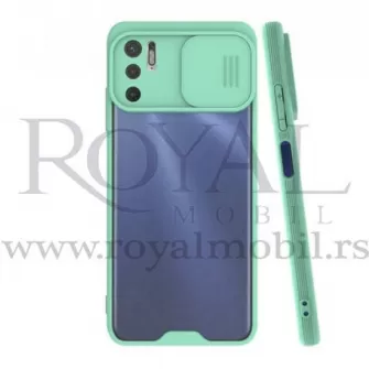 Futrola FULL PROTECT CAMERA sa okvirom za Xiaomi Redmi 9 mint zelena