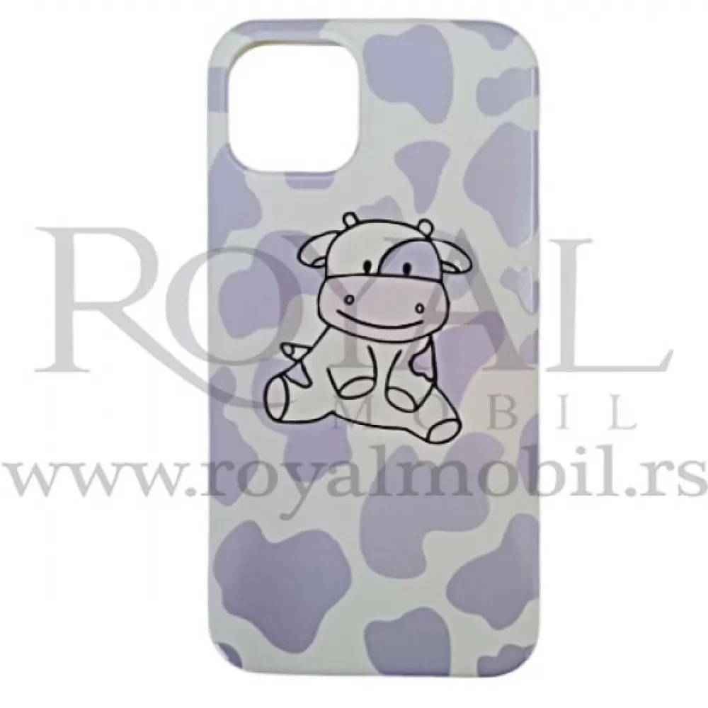 Futrola Soft Print ANIMAL No1 za Samsug A025 Galaxy A02S belo-lila