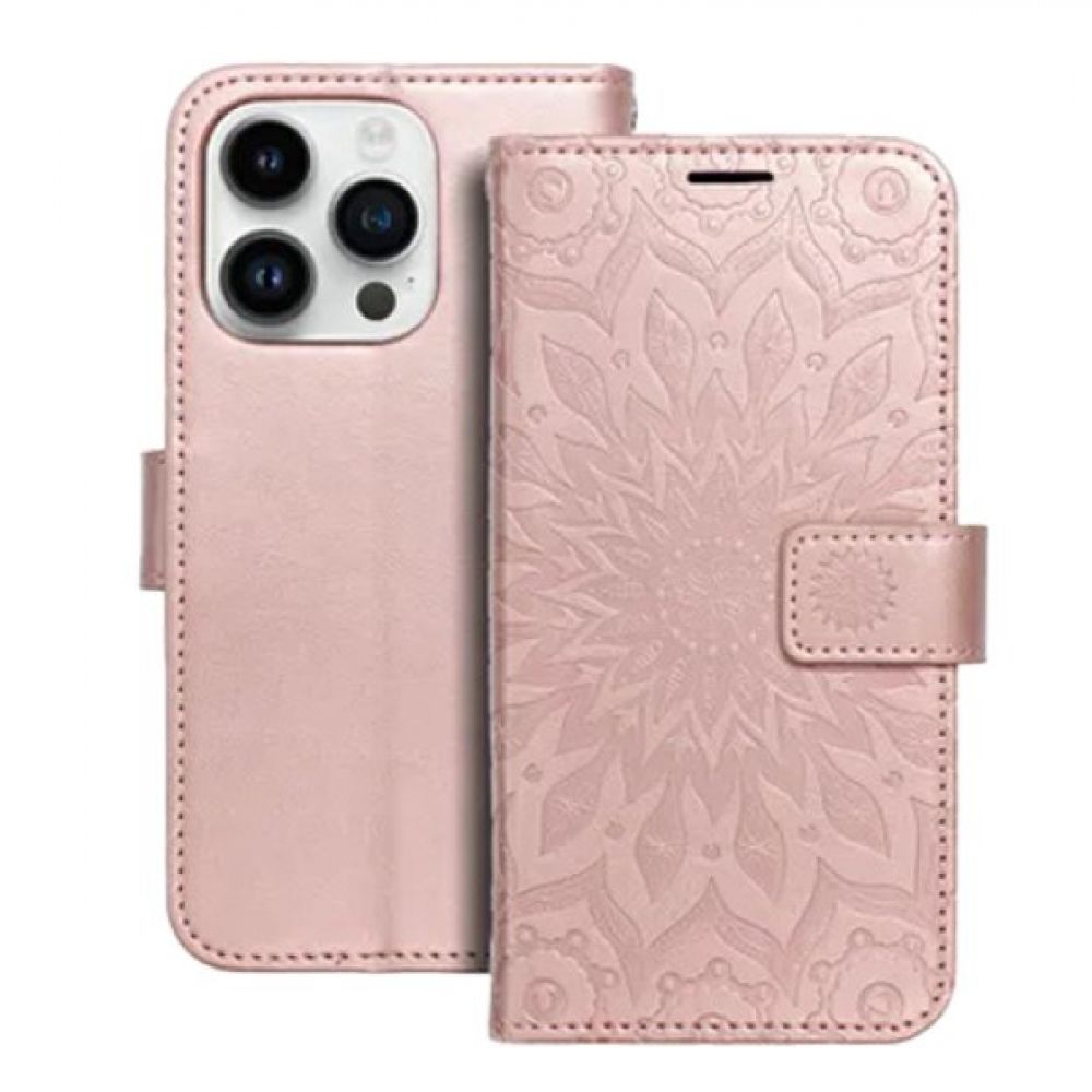 Futrola flip MEZZO BOOK za Samsung S918 Galaxy S23 Ultra mandala roze gold