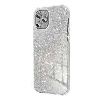 Futrola PVC SHINE 3in1 (shining case) za iPhone 14 (6.1) srebrna