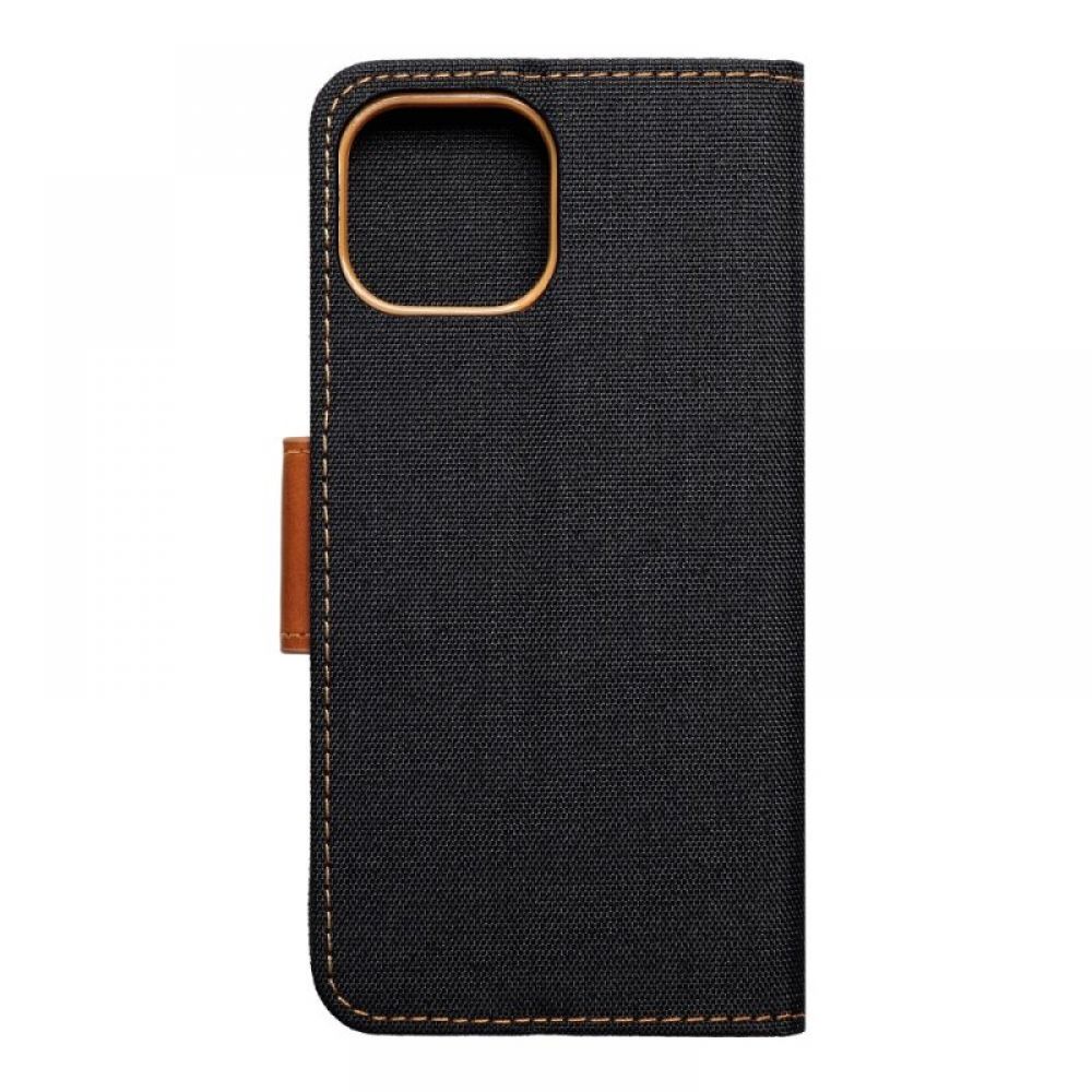 Futrola flip BI FOLD MERCURY Canvas (canvas book) za Samsung G990 Galaxy S21 FE crna