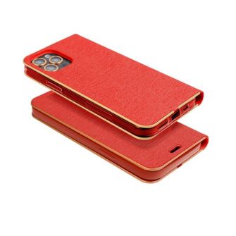 Futrola flip LUNA BOOK GOLD za iPhone 13 (6.1) crvena