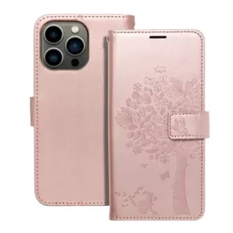 Futrola flip MEZZO BOOK za iPhone 13 Pro (6.1) tree roze gold