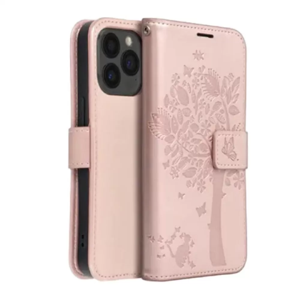 Futrola flip MEZZO BOOK za iPhone 13 Pro (6.1) tree roze gold