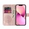 Futrola flip MEZZO BOOK za iPhone 13 Pro Max (6.7) tree roze gold